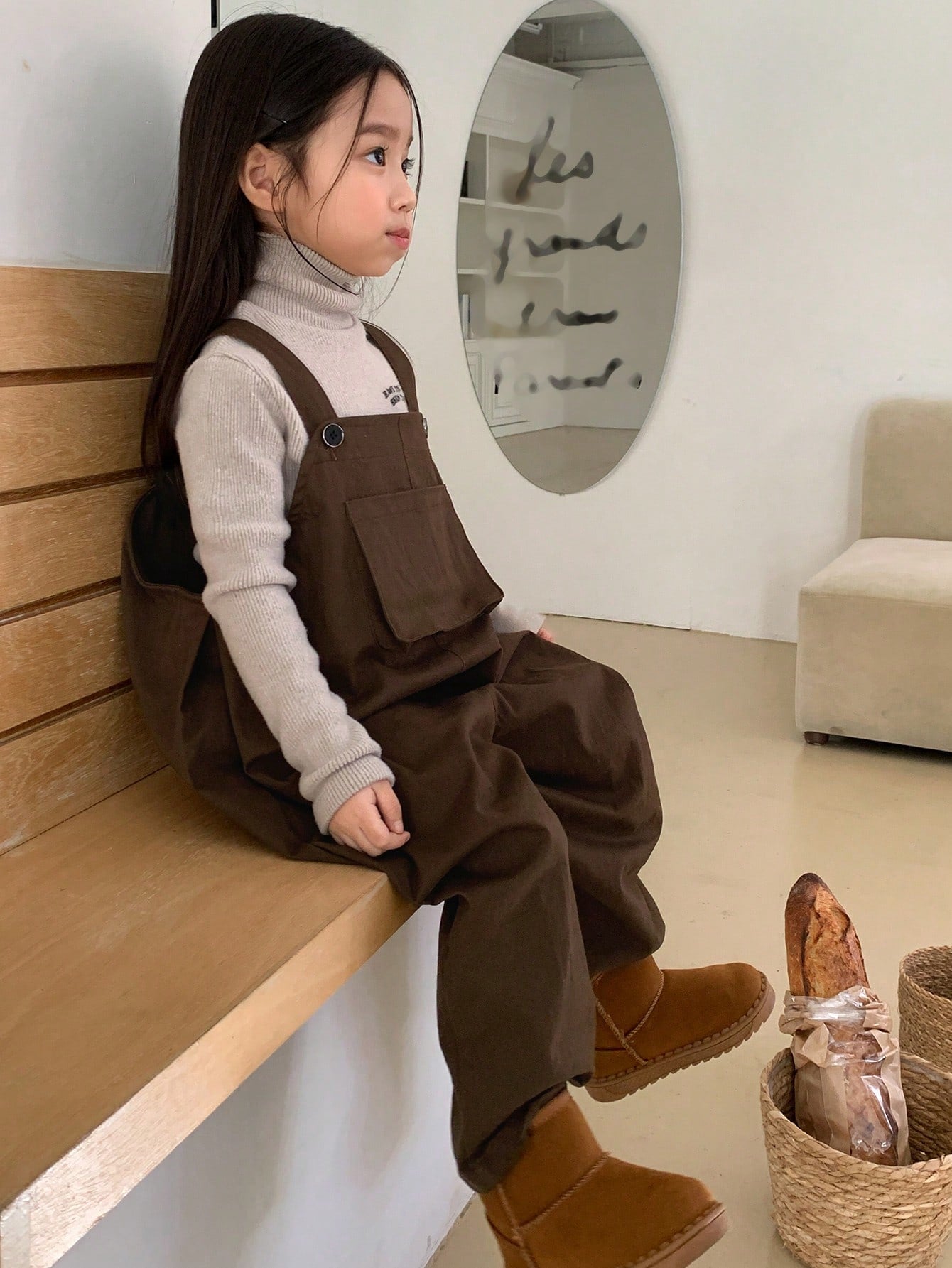 Young Girl Fall Outfit Girl (Toddler) Jumpsuit