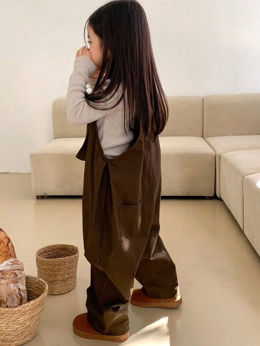 Young Girl Fall Outfit Girl (Toddler) Jumpsuit