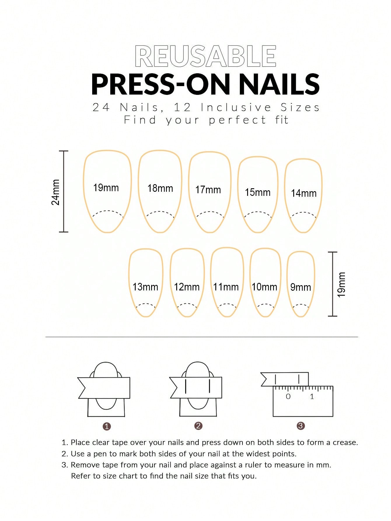 24pcs Almond-Shaped Long Press-On Nails Set, Solid Elegant Burgundy Full Coverage False Nail Kit, Comes With 1pc Jelly Gel And 1pc Nail File