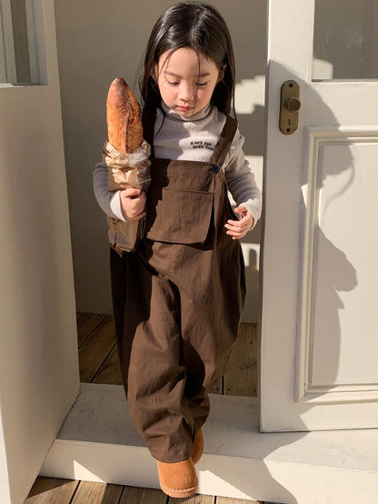 Young Girl Fall Outfit Girl (Toddler) Jumpsuit